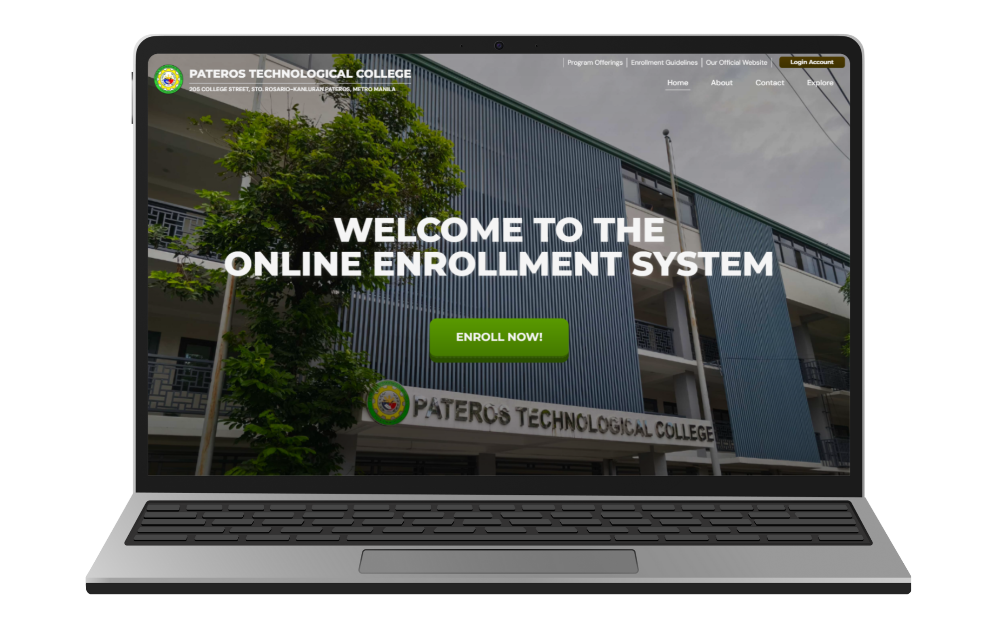 Enrollment system illustration